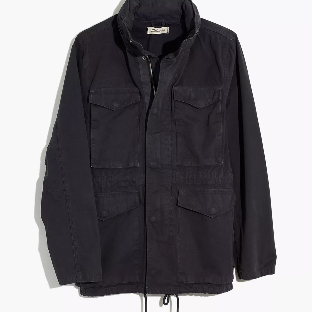 Madewell Mens Black Coal M Field Jacket -Brand New